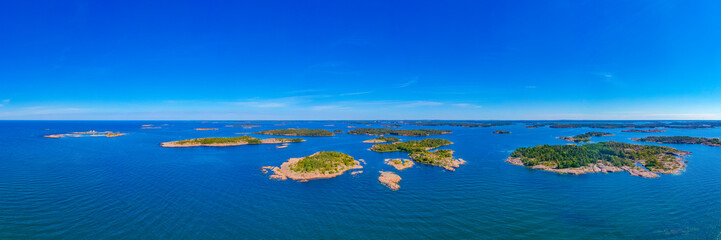 Sticker - Rocky islets forming Aland archipelago in Finland