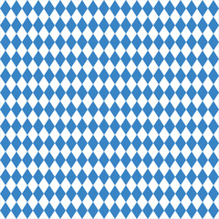 Sticker - Seamless pattern background with blue geometric diamonds