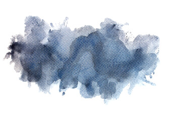 grey watercolor on paper.