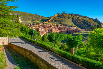 Sticker - Fortification above Spanish town Albarracin