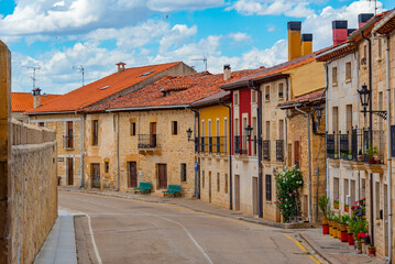 Wall Mural - Medieval street in the old town of Santo Domingo de Silos, Spain