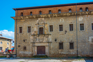 Wall Mural - Medieval street in the old town of Vitoria Gasteiz, Spain