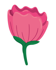 Sticker - pink flower icon