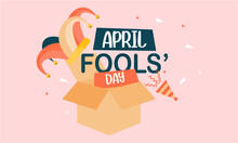 April Fools Day Illustration Vector