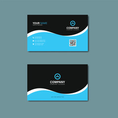Wall Mural - Creative modern and corporate business card template design. Simple and creative elegant visiting card design