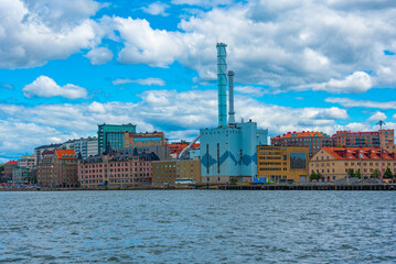 Wall Mural - Waterfront in the port of Göteborg, Sweden