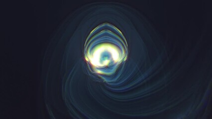 Wall Mural - sci-fi energy vortex tunnel endless loop. animation