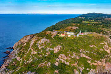 Canvas Print - Aerial view of Kullaberg peninsula in Sweden