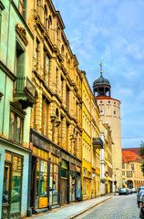 Sticker - Street in the old town of Goerlitz in Germany