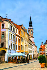 Sticker - Street in the old town of Goerlitz in Germany