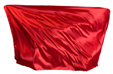 Wall Mural - Red cloth flutters