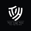 © Norin - TH initial design logo shield icon symbol