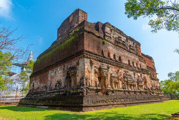 Sticker - lankatilaka ruins at Polonnaruwa, Sri Lanka