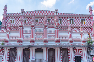 Poster - View of the red mosque in Kandy