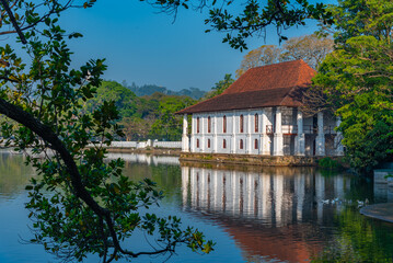 Poster - Temple of the sacred tooth relic in Kandy, Sri Lanka