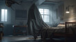 © LAYHONG - Generative AI of a dementors hover above hospital bed room