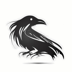 Poster - Raven Logo. Generative AI