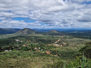 Wall Mural - Look over Vale do Capao in Chapada Diamantina in Brazil