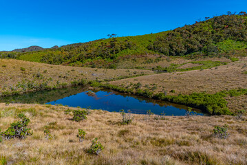 Canvas Print - Chimney pond at Horton Plains national park at Sri Lanka