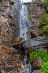 Wall Mural - Lover's Leap Waterfall at Nuwara Eliya, Sri Lanka