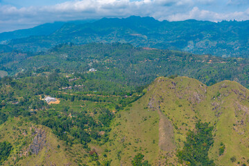 Poster - Panorama view of Sri Lanka highlands from Ella rock