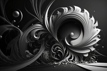 black and white abstract background