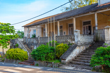 Poster - a narrow street of the old town of Galle, Sri Lanka