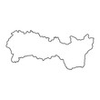 © Ruslan - Kosice map, region of Slovakia. Vector illustration.