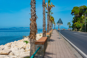 Wall Mural - Seaside promenade at Casamicciola Terme at Ischia island, Italy