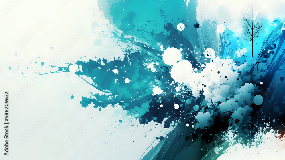 blue splash background, abstract art, office background / backdrop ...