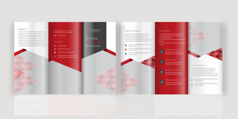 tri-fold corporate Brochure Creative designing template