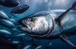 bluefin tuna close-up generated by AI