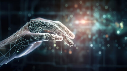 Science and artificial intelligence technology. Generative Ai