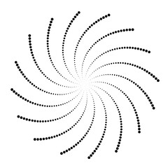 Poster - Fibonacci spiral patterns in vector. Mathematical morphology - visualization of phyllotaxis spiral types - code of nature - vector concept of mathematical function Cyanotype