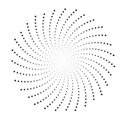 Fibonacci spiral patterns in vector. Mathematical morphology - visualization of phyllotaxis spiral types - code of nature - vector concept of mathematical function Cyanotype