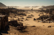 A Vast Wasteland Of Sand And Dust, With Scorching Hot Temperatures And Limited Resources. Generative AI