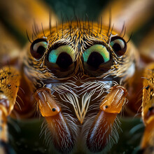 Spider Eye Macro Photograph