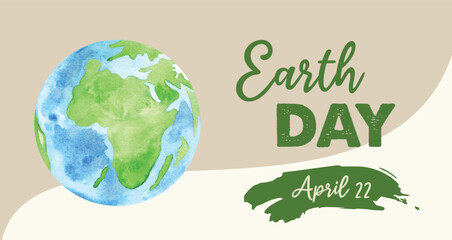 earth day. international mother earth day. environmental problems and environmental protection. flat