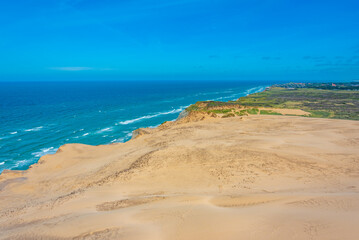 Poster - Sandy cliffs at Rubjerg Knude lightouse in Denmark