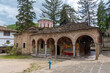 Detail of a church situated inside of the troyan monastery in Bulgaria