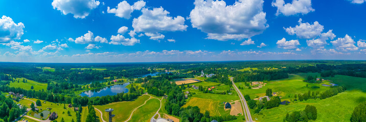 Sticker - Natural landscape surrounding Rouge Tower in Estonia