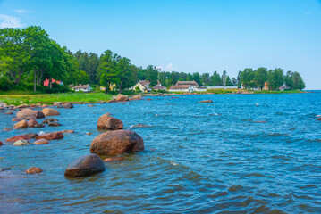 Wall Mural - Boulders in the baltic sea near Estonian village Käsmu