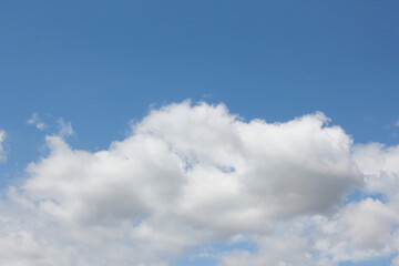 Canvas Print - clouds in the blue sky