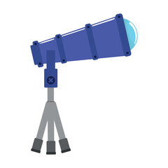 Wall Mural - telescope icon isolated