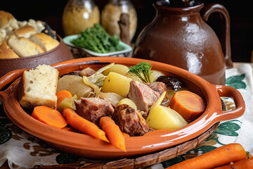Canvas Print - Hearty Portuguese Stew: Savoring Cozido à Portuguesa Tradition

