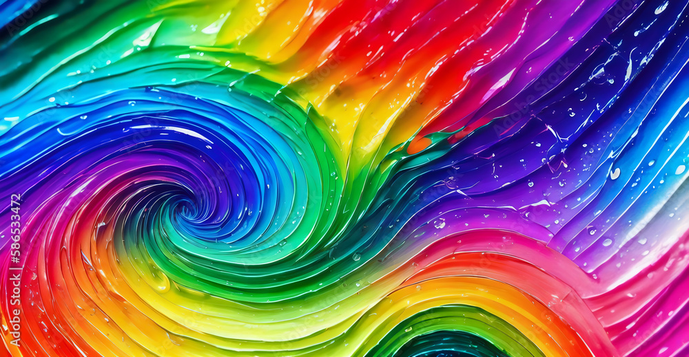 That Use Intense Color In the picture we can see dense waves with intense colors that resemble ...