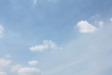 Canvas Print - clouds in the blue sky