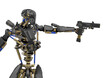 © DM7 - super robot is pointing a pistol