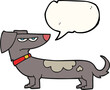 speech bubble cartoon annoyed dog