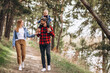 © Petro - Young family with little son in forest